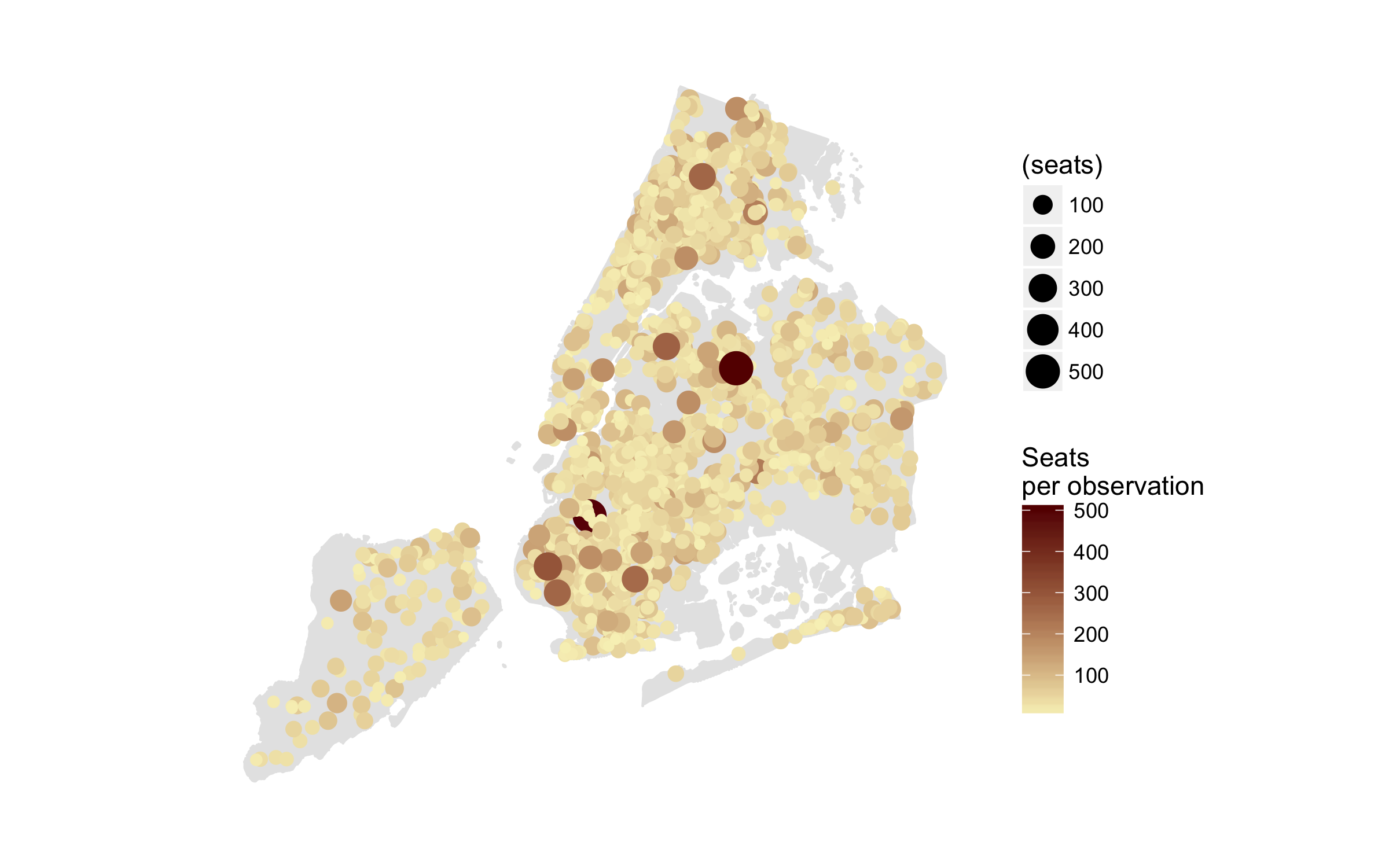 Plot of Pre-K locations scaled.